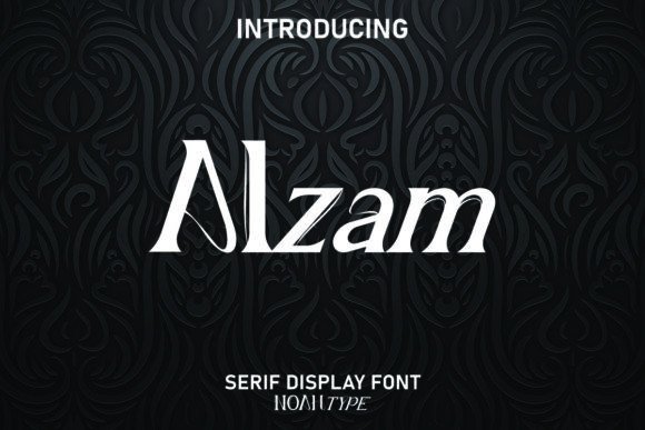 Alzam: The Serif Display Typeface That Elevates Campaign Visuals
