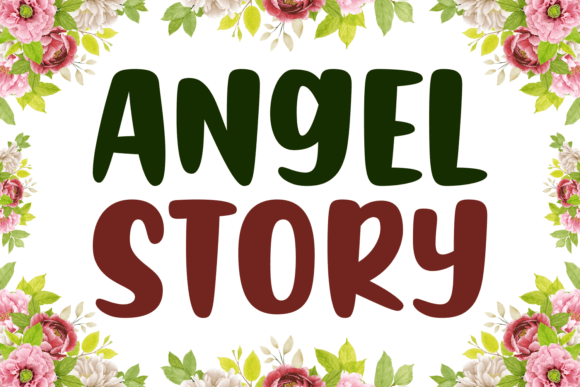 Angel Story: The Chubby Display Typeface for Editorial Design