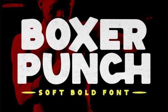 Boxer Punch: A Soft Bold Display Typeface for Modern Editorial Design