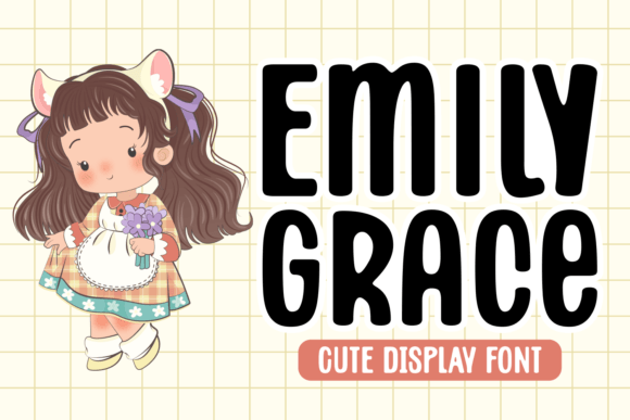 Emily Grace: The Sweet Display Font for Handmade Creators
