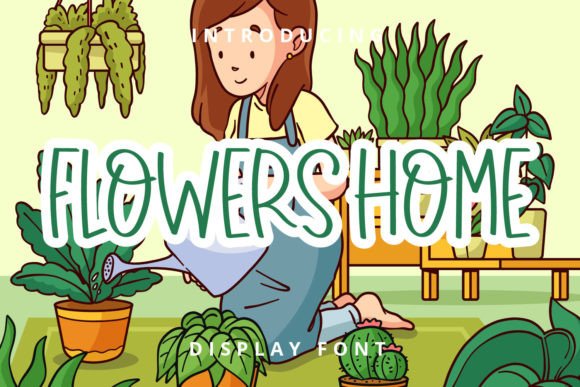 Flowers Home: The Perfect Display Typeface for Branding