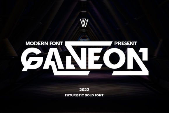 Ganeon: The Futuristic Display Font for High-Impact Campaigns