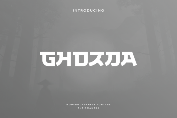 Ghozda: The Dynamic Japanese-Style Display Font for Bold Campaigns