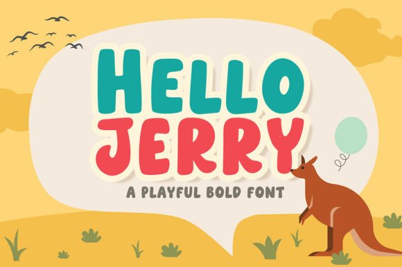 Hello Jerry: The Bold Display Font That Elevates Your Brand Identity