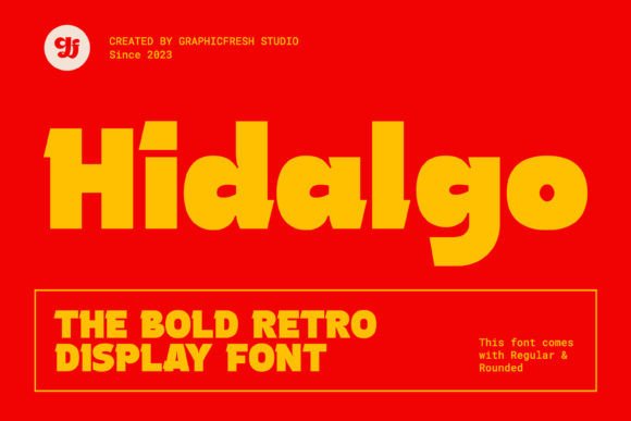Hidalgo: The Retro Display Typeface for Handmade Brands