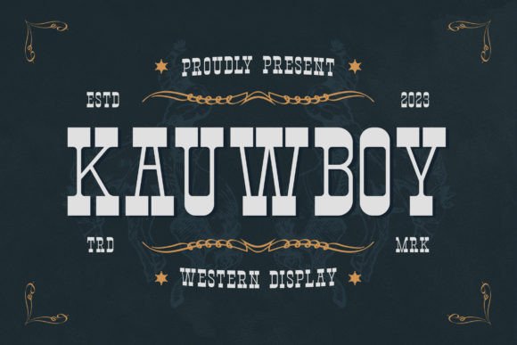 Kauwboy: The Western Display Font That Transforms Your Brand Identity