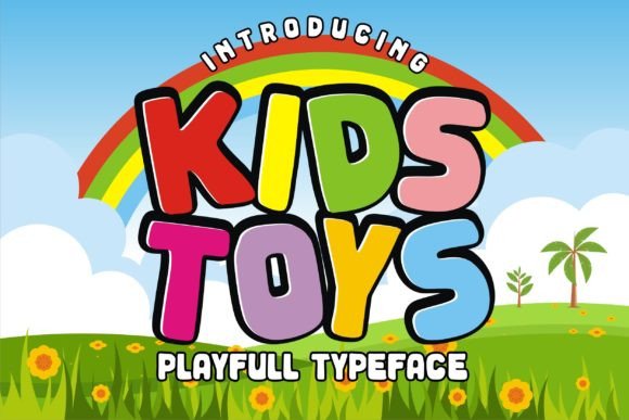 Kids Toys Bold: A Playful Typeface for Engaging Editorial Design
