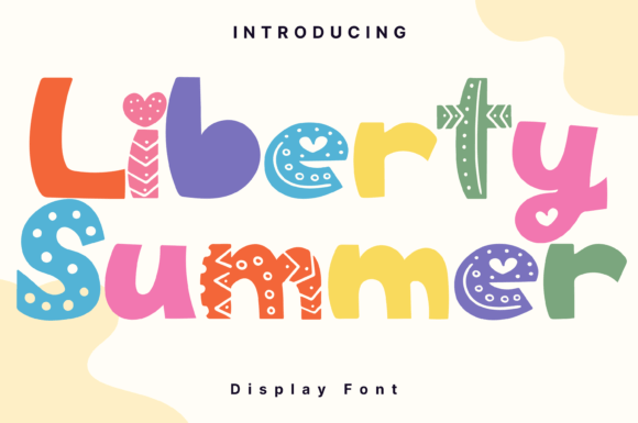 Liberty Summer: A Whimsical Typeface for Modern Editorial Design