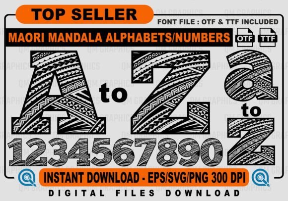 Maori Mandala: A Distinctive Display Typeface for Bold Branding