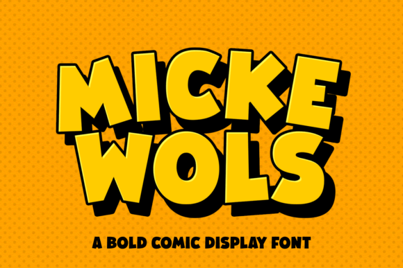 Micke Wols: The Bold Display Font for Distinctive Branding