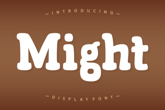Might: The Bold Typeface That Elevates Small Business Branding