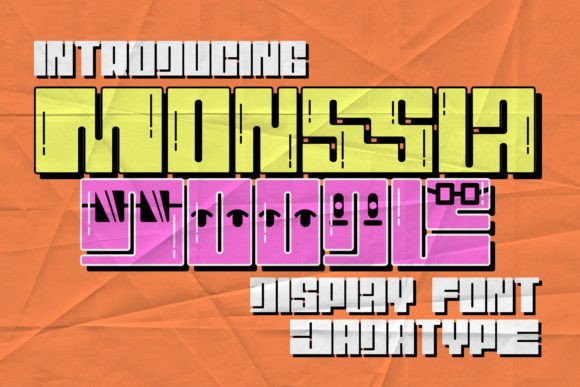 Monssla: The Bold Display Typeface for Handmade Branding