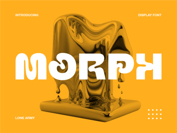 Morph: A Bold Display Typeface for Modern Editorial Design