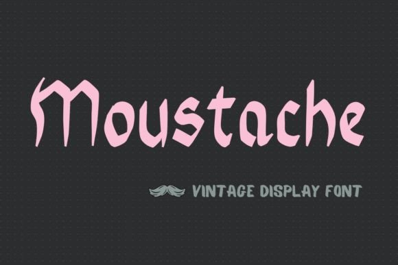 Moustache: The Vintage Display Font That Elevates Small Business Branding