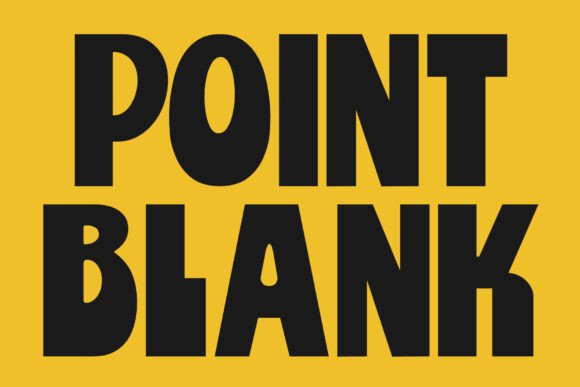 Point Blank: The Retro Display Font That Elevates Your Brand Identity