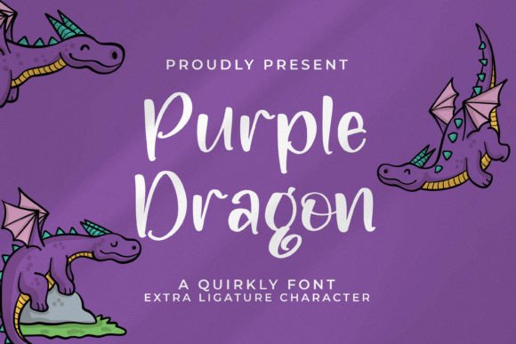 Purple Dragon: The Quirky Display Font for Memorable Branding