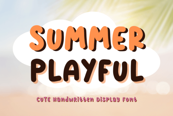 Summer Playful: The Creative Typeface for Bold Campaigns
