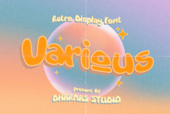 Various: The Retro Display Font for Scroll-Stopping Campaigns