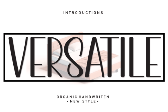 Versatile: The Modern Display Typeface for Handmade Branding