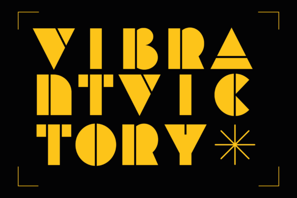 Vibrant Victory: The Display Font That Transforms Small Business Branding