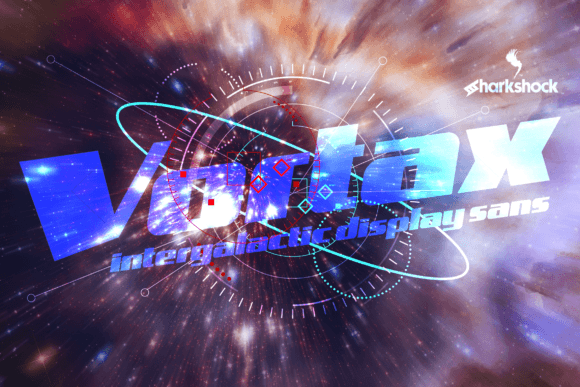 Vortax: The Space-Age Display Font for Bold Editorial Design