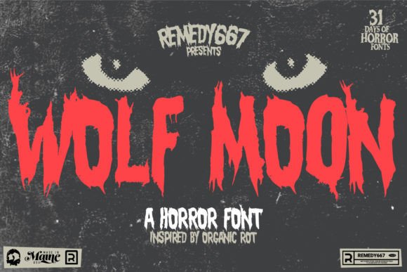 Wolf Moon: The Gritty Display Font That Powers Horror Campaigns